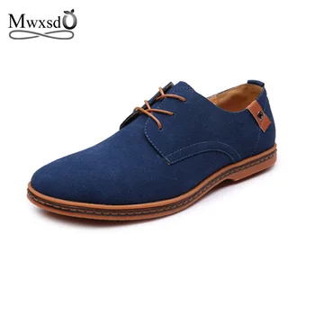 Mwxsd brand 2019 new causal men leather shoes England Trend Suede Oxford Leather Dress Shoes Men Flats zapatos de hombre 47 48
Mwxsd brand 2019 new causal men leather shoes England Trend Suede Oxford Leather Dress Shoes Men Flats zapatos de hombre 47 48