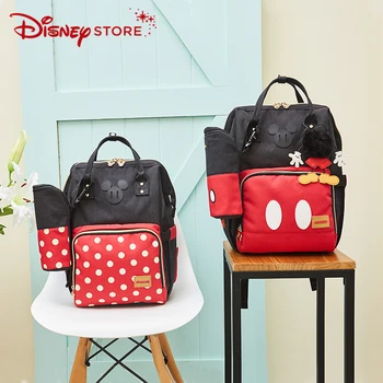 Disney Minnie Mickey Classic Style Diaper Bags 2PCS/SET Mummy Maternity Nappy Bag Large Capacity Baby Bag Travel Backpack
Disney Minnie Mickey Classic Style Diaper Bags 2PCS/SET Mummy Maternity Nappy Bag Large Capacity Baby Bag Travel Backpack