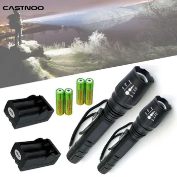 2pcs T6 LED Adjustable Focus Flashlight + 4pcs 5000mah 18650 Battery + 2pcs Dual Rechargeable Battery Charger
2pcs T6 LED Adjustable Focus Flashlight + 4pcs 5000mah 18650 Battery + 2pcs Dual Rechargeable Battery Charger
