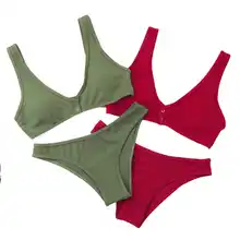 2018 New Striped Bikini Set Sexy Women Push Up Halter Bandage Swimsuit Female Padded Swimwear Low Waist Bathing Suit Biquini
2018 New Striped Bikini Set Sexy Women Push Up Halter Bandage Swimsuit Female Padded Swimwear Low Waist Bathing Suit Biquini