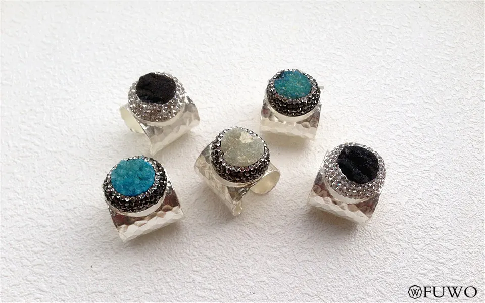 Aura Druzy Ring 13
