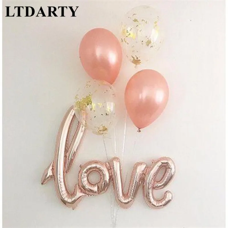 5pcs/lot rose gold Ligatures LOVE Letter Foil Balloon Anniversary Wedding Valentines Party Decoration Balloon Red Champagne ball
5pcs/lot rose gold Ligatures LOVE Letter Foil Balloon Anniversary Wedding Valentines Party Decoration Balloon Red Champagne ball