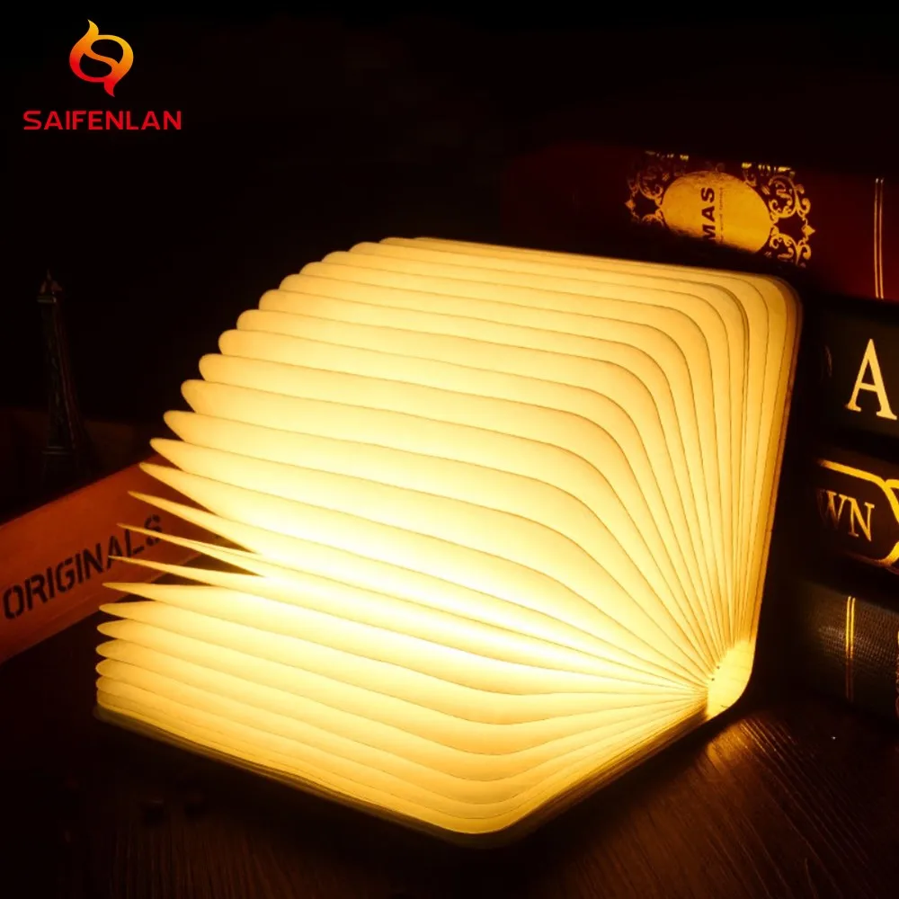 USB Rechargeable Nightlight Warm White LED Wooden/Leather Foldable Mini Book Shape Light Desk Night Lamp for Living Room Decor
USB Rechargeable Nightlight Warm White LED Wooden/Leather Foldable Mini Book Shape Light Desk Night Lamp for Living Room Decor