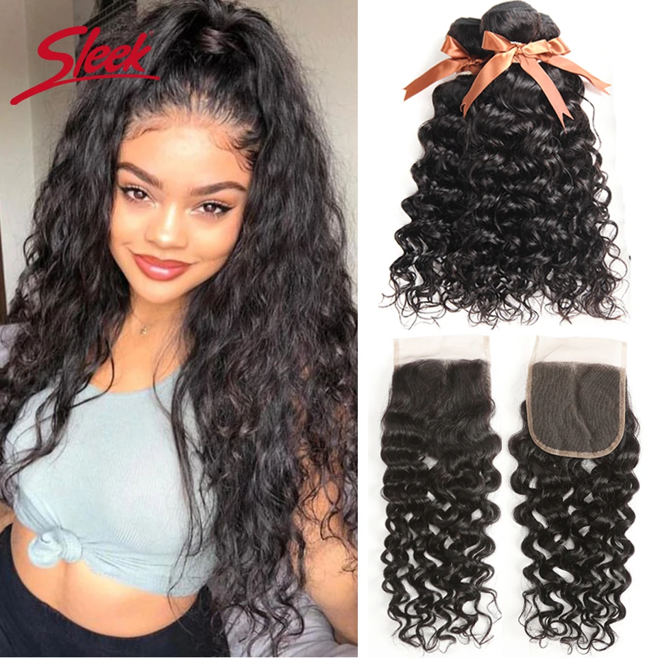 Sleek Peruvian Water Wave With Closure 3 4 Bundles With Closure Non Remy Human Hair Water Wave Bundles With Closure Free Ship
Sleek Peruvian Water Wave With Closure 3 4 Bundles With Closure Non Remy Human Hair Water Wave Bundles With Closure Free Ship