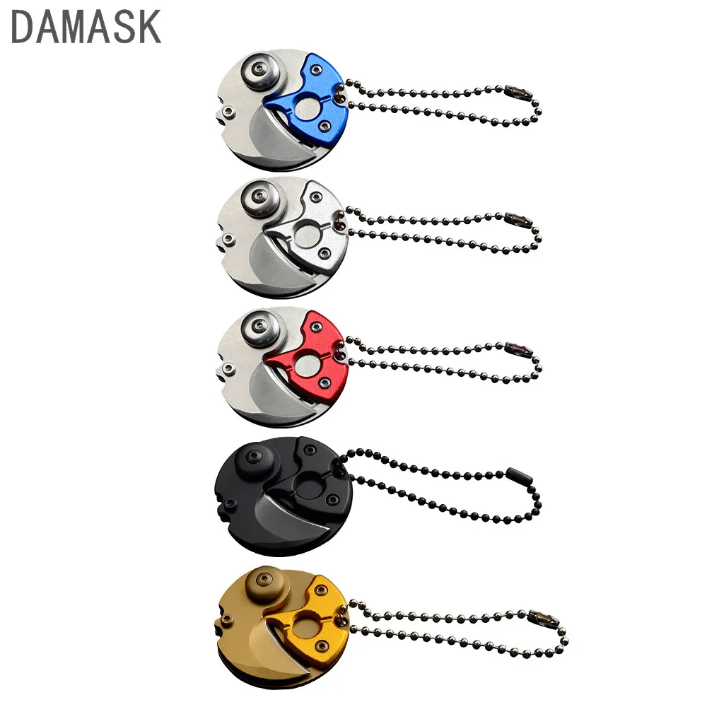 DAMASK Brand Key Chain Key Ring Coin Knife EDC Portable Pocket Knife Outdoor Survival Mini Camping Hunting Folding Gift Knife
DAMASK Brand Key Chain Key Ring Coin Knife EDC Portable Pocket Knife Outdoor Survival Mini Camping Hunting Folding Gift Knife
