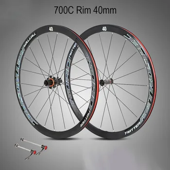 700C Road Bicycle Wheelset Aluminium 4 Bearing Wheels 40 Rim Carbon Hub Bike Wheel for Road Bike Parts
700C Road Bicycle Wheelset Aluminium 4 Bearing Wheels 40 Rim Carbon Hub Bike Wheel for Road Bike Parts