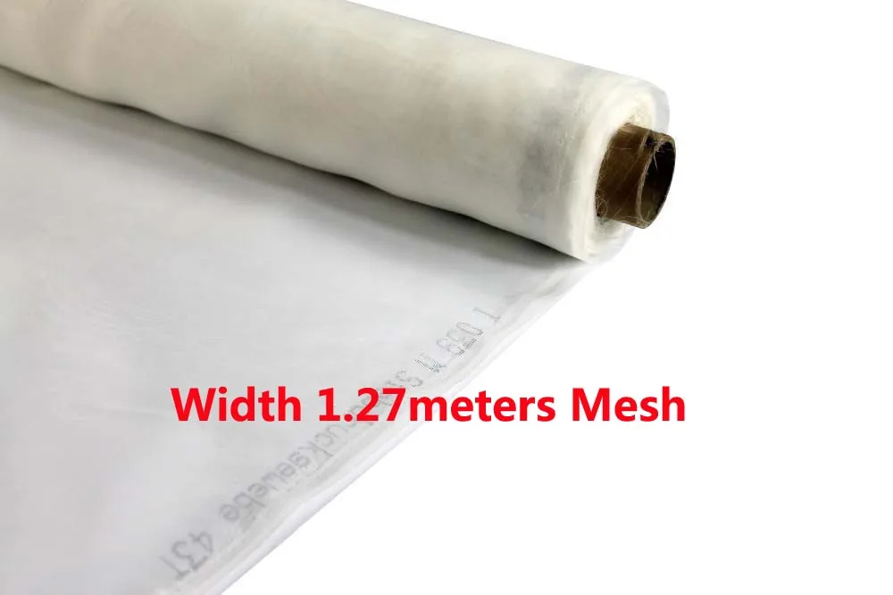 1.27Meters x 2yards 120 Mesh (48T) Screen Printing Fabric Mesh Silk Screen Press Printing White
1.27Meters x 2yards 120 Mesh (48T) Screen Printing Fabric Mesh Silk Screen Press Printing White