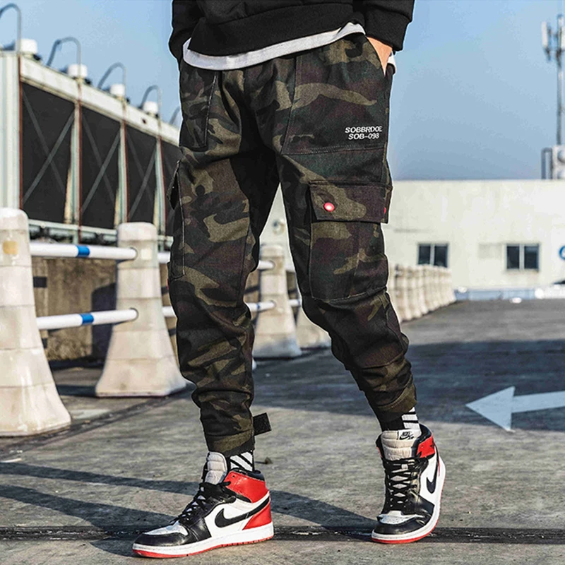 April MOMO 2019 Mens Hip Hop Cargo Pants Pockets Vintage Camouflage Tatical Pant Men Streetwear Harem Pants Military Trousers
April MOMO 2019 Mens Hip Hop Cargo Pants Pockets Vintage Camouflage Tatical Pant Men Streetwear Harem Pants Military Trousers