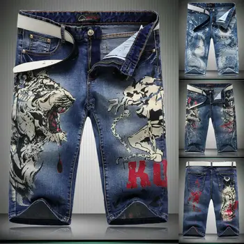 Fashion Men Denim shorts Short Jeans Skinny Jeans Short Pant embroidery Trouser Mens Knee Length Shorts Floral Jeans Slim Fit
Fashion Men Denim shorts Short Jeans Skinny Jeans Short Pant embroidery Trouser Mens Knee Length Shorts Floral Jeans Slim Fit