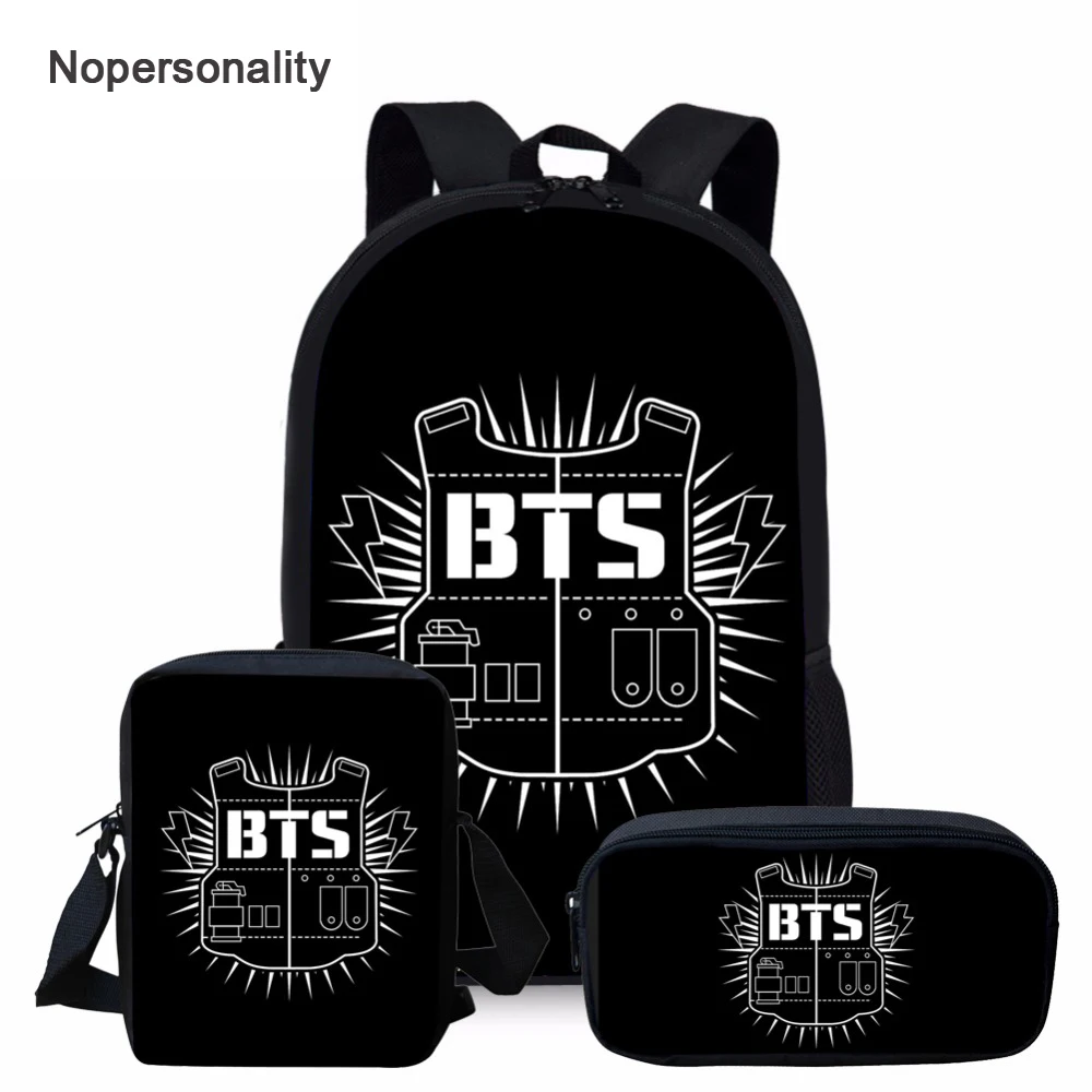 Black Kpop BTS Backpack Set for Teen Girls Boys Trendy Fashion Children Kids School Bagpack Primary Book Bag Mochila Escolar
Black Kpop BTS Backpack Set for Teen Girls Boys Trendy Fashion Children Kids School Bagpack Primary Book Bag Mochila Escolar