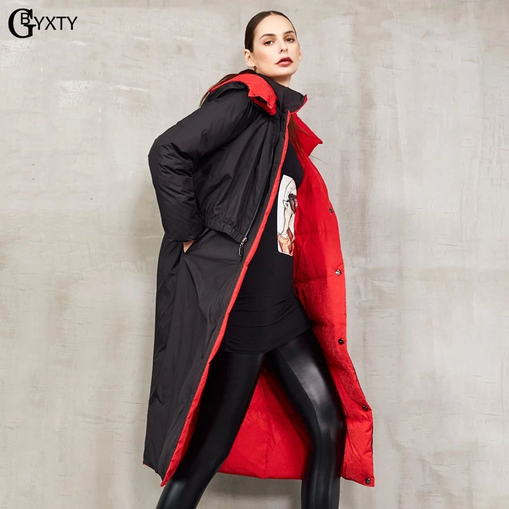 GBYXTY Plus Size 5XL Women's Down Jacket With a Hooded 2019 Winter Double-Sided Wear Long Puffer Feather Coat Parka Mujer ZA1600
GBYXTY Plus Size 5XL Women's Down Jacket With a Hooded 2019 Winter Double-Sided Wear Long Puffer Feather Coat Parka Mujer ZA1600