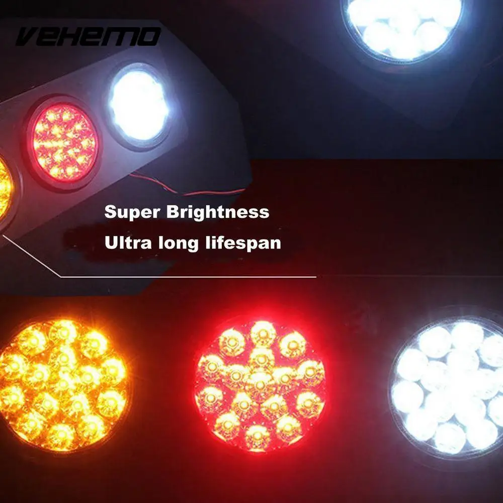 Vehemo 5W Warning Lights Car Rear Lamps Universal Vehicle Tail Lights Caravan Durable Replacement
Vehemo 5W Warning Lights Car Rear Lamps Universal Vehicle Tail Lights Caravan Durable Replacement