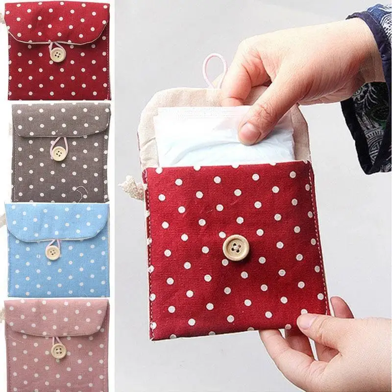 Women Girls Linen Sanitary Napkins Bag Portable Sanitary Pad Storage Cute Polka Dot Menstrual Pouch Holder Case Secret Pouch
Women Girls Linen Sanitary Napkins Bag Portable Sanitary Pad Storage Cute Polka Dot Menstrual Pouch Holder Case Secret Pouch
