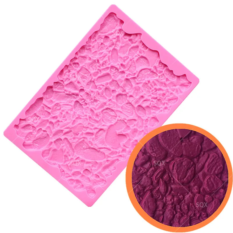 Stone Silicone Fondant Mould Cake Decorating Baking Tools Kitchen Accessories MR86
Stone Silicone Fondant Mould Cake Decorating Baking Tools Kitchen Accessories MR86