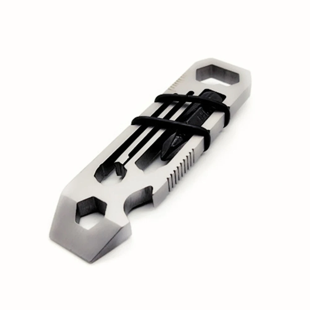 6 In 1 Gadget Keychain Equipment Camping Supplies Wrench Portable Tools Outdoor Multi-functional Bottle Opener
6 In 1 Gadget Keychain Equipment Camping Supplies Wrench Portable Tools Outdoor Multi-functional Bottle Opener