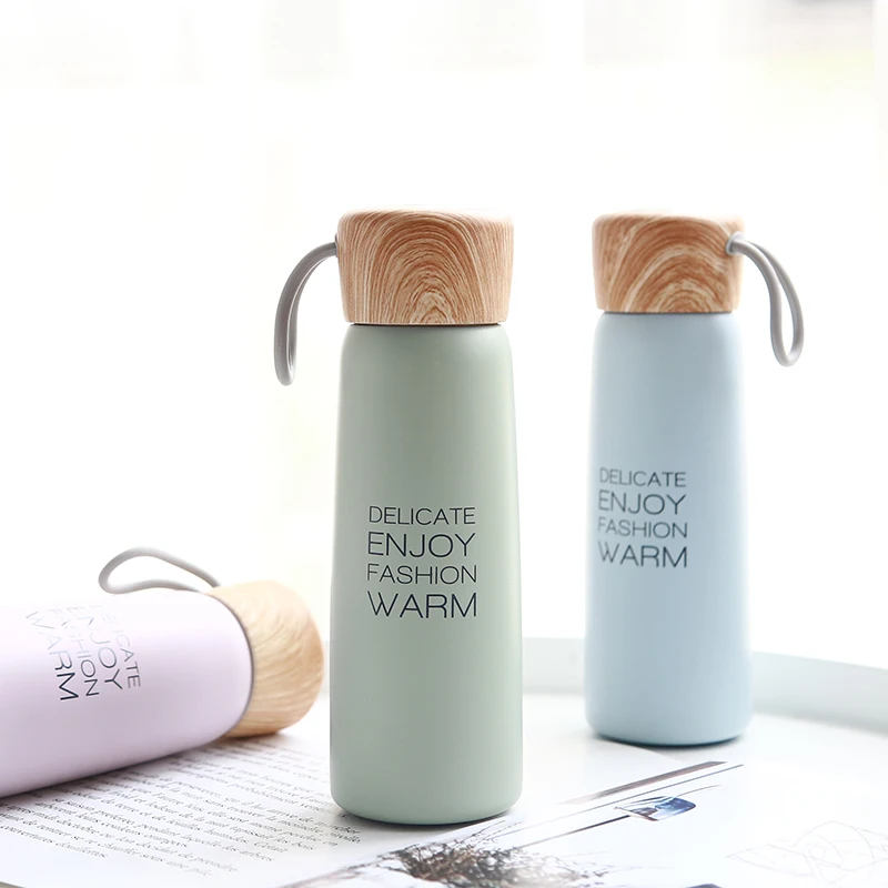 500ml Fashion Wood Cover Portable Stainless Steel Thermos Cup with Rope Outdoor Travel Thermal Water Bottle Vacuum Cute 6015YMX
500ml Fashion Wood Cover Portable Stainless Steel Thermos Cup with Rope Outdoor Travel Thermal Water Bottle Vacuum Cute 6015YMX