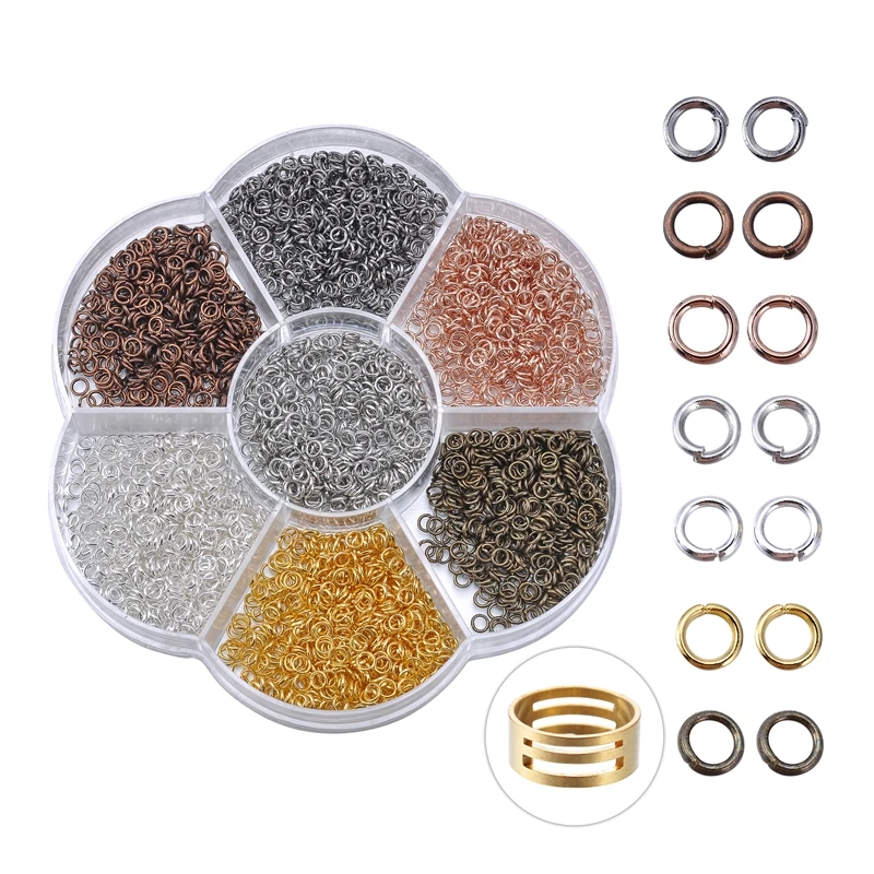 350-2800PC/Box Stainless Steel Open Jump Rings 7 Colors Mixing 3-12mm Ring For DIY Jewelry Findings Making Necklace Accessories
350-2800PC/Box Stainless Steel Open Jump Rings 7 Colors Mixing 3-12mm Ring For DIY Jewelry Findings Making Necklace Accessories