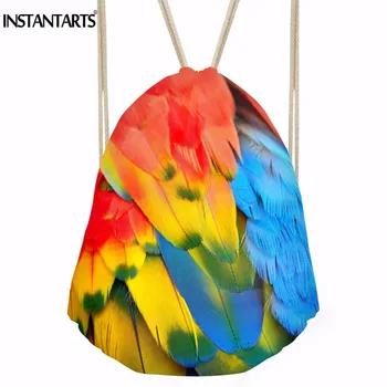INSTANTARTS Feather Pattern Outdoor Gym Drawstring Bag Sport Shoes Storage Bags Women Fitness Yoga Training String Backpack
INSTANTARTS Feather Pattern Outdoor Gym Drawstring Bag Sport Shoes Storage Bags Women Fitness Yoga Training String Backpack
