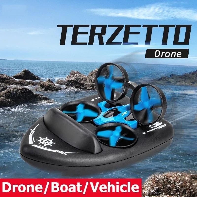 3 In 1 Drone Boat Car JJRC H36F Remote Control Drone Playing on Air Water Road racing car 2019 Latest Toys Gift for children
3 In 1 Drone Boat Car JJRC H36F Remote Control Drone Playing on Air Water Road racing car 2019 Latest Toys Gift for children