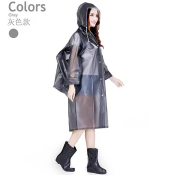 Fashion EVA Women Raincoat Thickened Waterproof Rain Coat Women Clear Transparent Camping Waterproof Rainwear Suit
Fashion EVA Women Raincoat Thickened Waterproof Rain Coat Women Clear Transparent Camping Waterproof Rainwear Suit