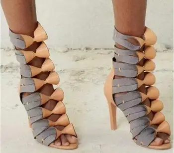 Drop Shipping 2017 Summer Luxury Women Gladiator Cuts Out Folding Bow Ties Peep Toe Mid-calf Short Boots Custom Shoes
Drop Shipping 2017 Summer Luxury Women Gladiator Cuts Out Folding Bow Ties Peep Toe Mid-calf Short Boots Custom Shoes