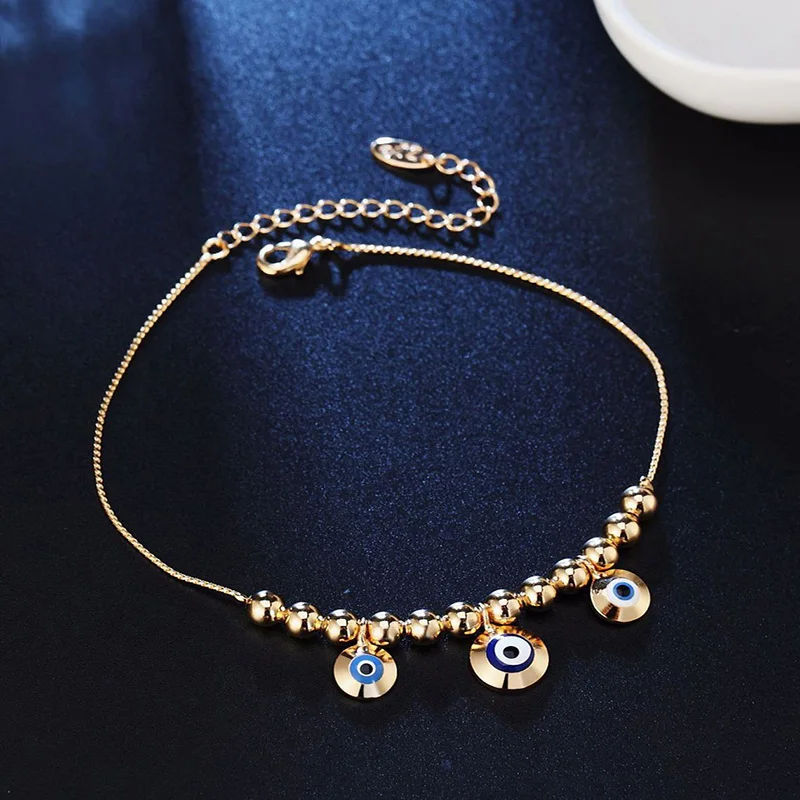 Religious Blue Devil Eyes of Fatima Bracelets For Women Round Beads Silver Adjustable Charms Bracelet Islam Statement Jewelry
Religious Blue Devil Eyes of Fatima Bracelets For Women Round Beads Silver Adjustable Charms Bracelet Islam Statement Jewelry