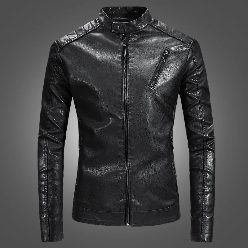 2018 Autumn New Casual Stand Collar Motorcu Montu Erkek Good Quality Slim Fit Jaket Men Leather
2018 Autumn New Casual Stand Collar Motorcu Montu Erkek Good Quality Slim Fit Jaket Men Leather
