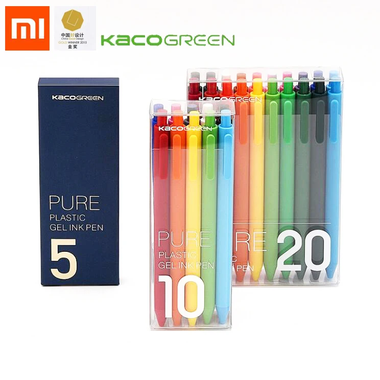 xiaomi KACO PURE Pen Colorful Writing fluently Gel Pen 0.5mm refill Black / BLue / Red ink School & Office Supplies Student Gift
xiaomi KACO PURE Pen Colorful Writing fluently Gel Pen 0.5mm refill Black / BLue / Red ink School & Office Supplies Student Gift