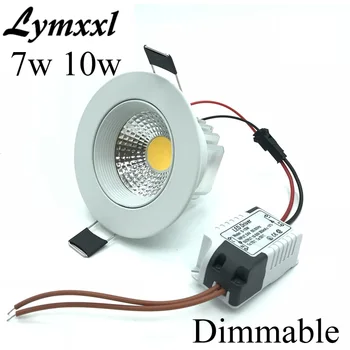 New White Shell Dimmable Recessed Led Downlight Cob 7w 10w Dimming LED Spot Light Led Ceiling Lamp AC110V-240V 4 Years Warranty
New White Shell Dimmable Recessed Led Downlight Cob 7w 10w Dimming LED Spot Light Led Ceiling Lamp AC110V-240V 4 Years Warranty