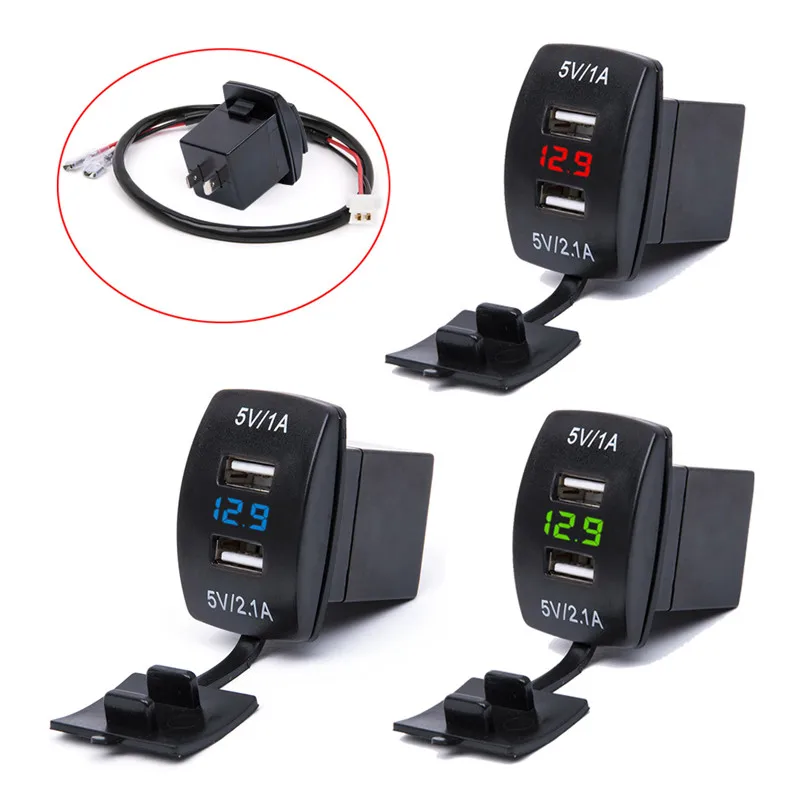 SOONHUA Universal Car Charger 5V/3.1A Digital Display Dual USB Auto Adapter Car Mobile Phone Charger For iPhone Xiaomi Samsung
SOONHUA Universal Car Charger 5V/3.1A Digital Display Dual USB Auto Adapter Car Mobile Phone Charger For iPhone Xiaomi Samsung