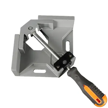 Right Angle Clamp Right Angle Clip Clamp Tool Woodworking Photo Frame Vise Holder with Adjustable Swing Jaw 
Right Angle Clamp Right Angle Clip Clamp Tool Woodworking Photo Frame Vise Holder with Adjustable Swing Jaw