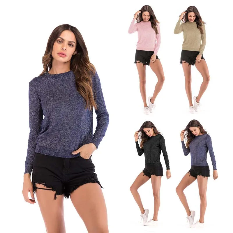 Fashion All-match Pullovers Ladies Solid Black Basic Autumn Women Sweater Round Neck Knitted Pink Spring Winter Tops Sweater
Fashion All-match Pullovers Ladies Solid Black Basic Autumn Women Sweater Round Neck Knitted Pink Spring Winter Tops Sweater