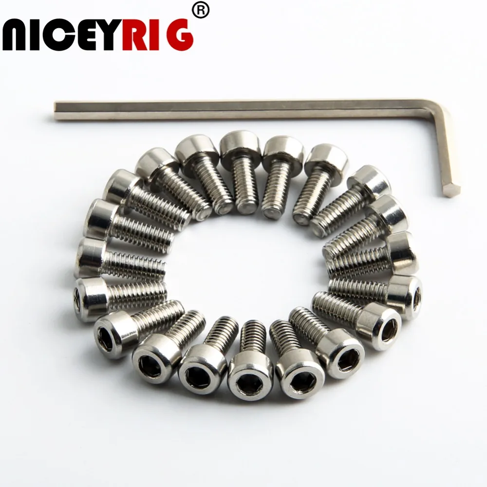 NICEYRIG 1/4 Screw 1/4" Screw 1/4" Rig Camera Screw Thread Rig Photo Camera Accessories 14 Alloy Rig DSLR(20 Pieces a Pack)
NICEYRIG 1/4 Screw 1/4" Screw 1/4" Rig Camera Screw Thread Rig Photo Camera Accessories 14 Alloy Rig DSLR(20 Pieces a Pack)