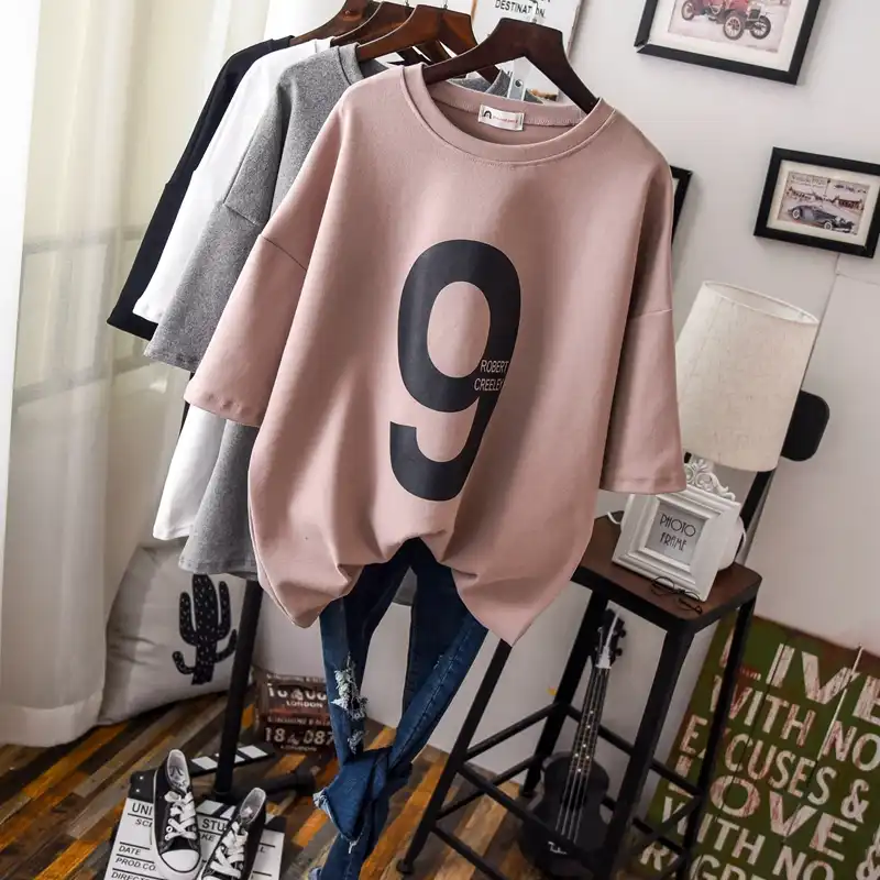 camisetas basicas algodon mujer