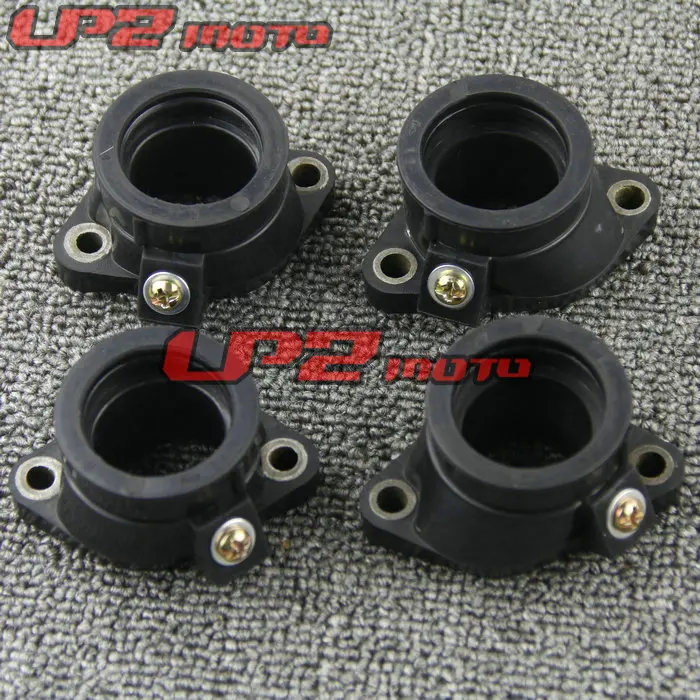 For YAMAHA FZR250 FZR250R 1989-1994 carburetor interface joint adapter MANIFOLD Interface rubber gum 4PCS | Автомобили и