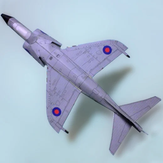 British Sea Harrier Fighter Paper Model DIY Stereo Aircraft Non-embedded Toy Three-dimensional Origami Paper Model
British Sea Harrier Fighter Paper Model DIY Stereo Aircraft Non-embedded Toy Three-dimensional Origami Paper Model