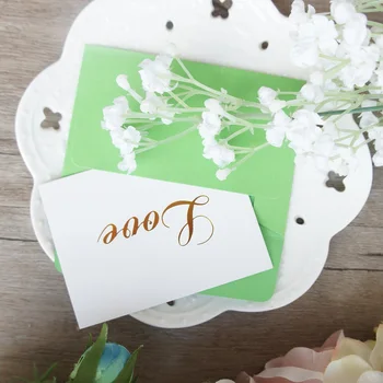 multi-use 25pcs Mini love Card gold with green envelope Scrapbooking party invitation DIY Decor gift party card
multi-use 25pcs Mini love Card gold with green envelope Scrapbooking party invitation DIY Decor gift party card