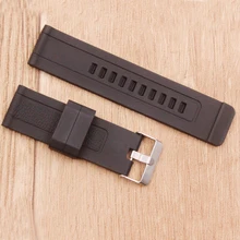 Watch Accessories Silicone Strap 24mm Black Rubber Strap 10,000lbs Rating Men's Watch Strap
Watch Accessories Silicone Strap 24mm Black Rubber Strap 10,000lbs Rating Men's Watch Strap