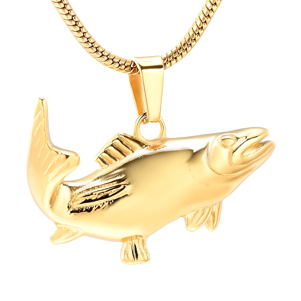 JJ10040 NEW Arrived Fish Keepsake Necklaces For Ashes - Stainless Steel Memorial Urn Jewelry For Pet Cremation Pendant
JJ10040 NEW Arrived Fish Keepsake Necklaces For Ashes - Stainless Steel Memorial Urn Jewelry For Pet Cremation Pendant