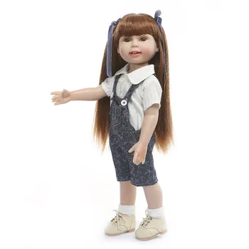 45cm/18 Inch American baby lol Doll, vinyl newborn silicone dolls Plastic Reborn Dolls Babies Girl Doll for Kid's Birthday gifts
45cm/18 Inch American baby lol Doll, vinyl newborn silicone dolls Plastic Reborn Dolls Babies Girl Doll for Kid's Birthday gifts