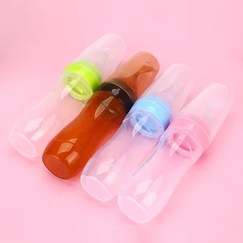 Newborn Baby Squeezing Feeding Bottle Silicone Training Rice Spoon Infant Cereal Food Supplement Feeder Safe Tableware Tools
Newborn Baby Squeezing Feeding Bottle Silicone Training Rice Spoon Infant Cereal Food Supplement Feeder Safe Tableware Tools