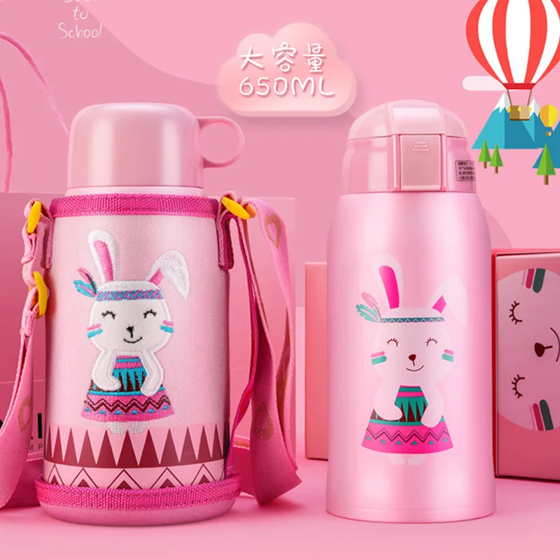 650ml Cartoon Thermos Bottle with Straw Stainless Steel Insulate Thermocup Vacuum Thermal Mug Warm Kid Children Birthday Gift
650ml Cartoon Thermos Bottle with Straw Stainless Steel Insulate Thermocup Vacuum Thermal Mug Warm Kid Children Birthday Gift