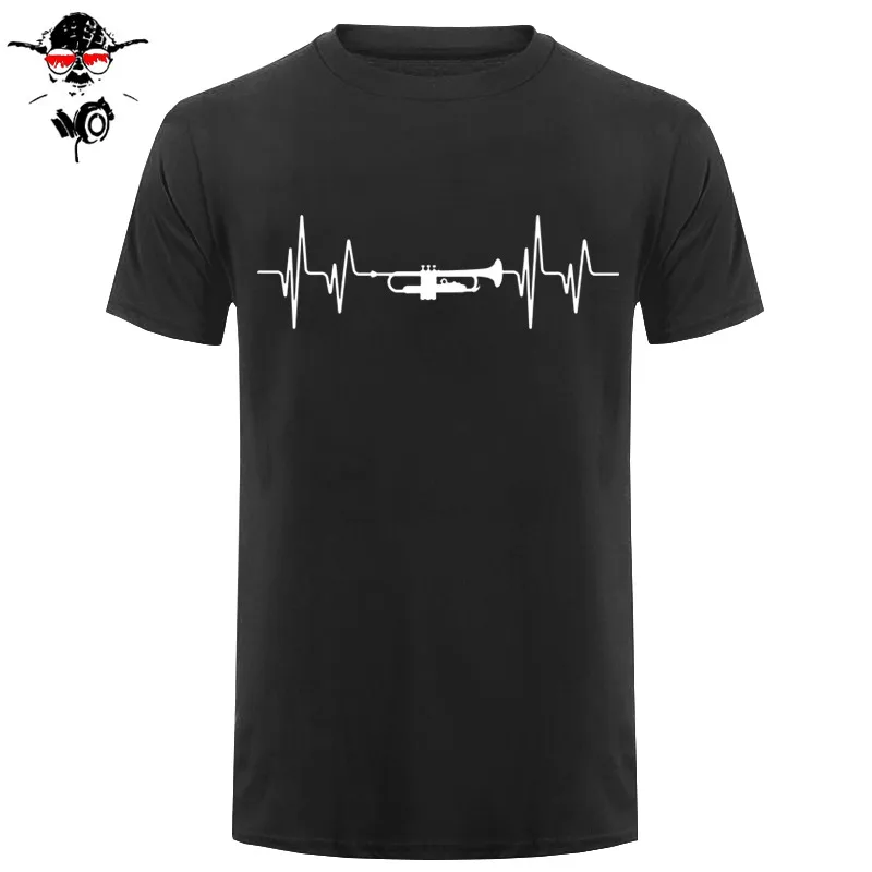 Summer Fashion Love Trumpet T Shirt Men Short Sleeve Cotton O-neck Heartbeat T-shirt Mans Music Tshirt
Summer Fashion Love Trumpet T Shirt Men Short Sleeve Cotton O-neck Heartbeat T-shirt Mans Music Tshirt