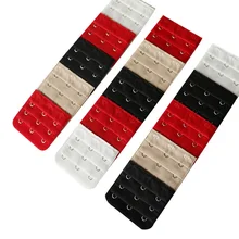 3pcs 3 Hook Bra Extender For Women's Elastic Bra Extension Strap Expander Adjustable Belt Buckle Underwear Black White Skin Red
3pcs 3 Hook Bra Extender For Women's Elastic Bra Extension Strap Expander Adjustable Belt Buckle Underwear Black White Skin Red