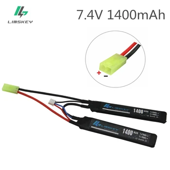 Limksey Lipo 2S Battery 7.4V 1400mAh 30C MAX 60 W Mini Tamiya Plug Airsoft Gun Model For Remote Control Toys BB Gun
Limksey Lipo 2S Battery 7.4V 1400mAh 30C MAX 60 W Mini Tamiya Plug Airsoft Gun Model For Remote Control Toys BB Gun