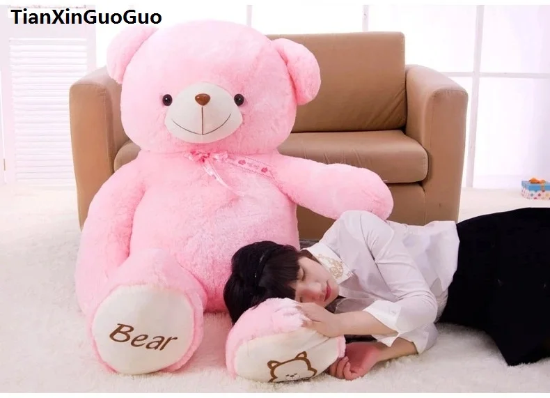 stuffed plush toy cute teddy bear toy large 120cm pink bear doll soft throw pillow,Christmas gift h0639
stuffed plush toy cute teddy bear toy large 120cm pink bear doll soft throw pillow,Christmas gift h0639