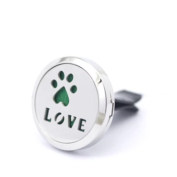 2017 New 30mm Stainless Steel Animal Paw Love with Vent Aromatherapy/Essential Oil Diffuser Perfume Locket Clip for Car
2017 New 30mm Stainless Steel Animal Paw Love with Vent Aromatherapy/Essential Oil Diffuser Perfume Locket Clip for Car