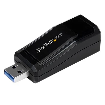 StarTech.com USB 3.0 to Gigabit Ethernet NIC Network Adapter – 10/100/1000 Mbps, Wired, USB, Ethernet, 1000 Mbit/s, Black
StarTech.com USB 3.0 to Gigabit Ethernet NIC Network Adapter – 10/100/1000 Mbps, Wired, USB, Ethernet, 1000 Mbit/s, Black