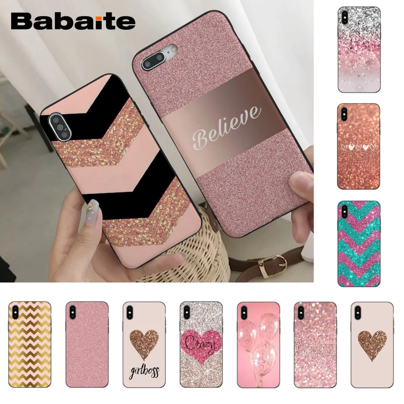 Babaite Golden Pink Glitter Unique Design phone Case for iPhone 6S 6plus 7 7plus 8 8Plus X Xs Xr XsMax 5 5S11 11pro 11promax
Babaite Golden Pink Glitter Unique Design phone Case for iPhone 6S 6plus 7 7plus 8 8Plus X Xs Xr XsMax 5 5S11 11pro 11promax