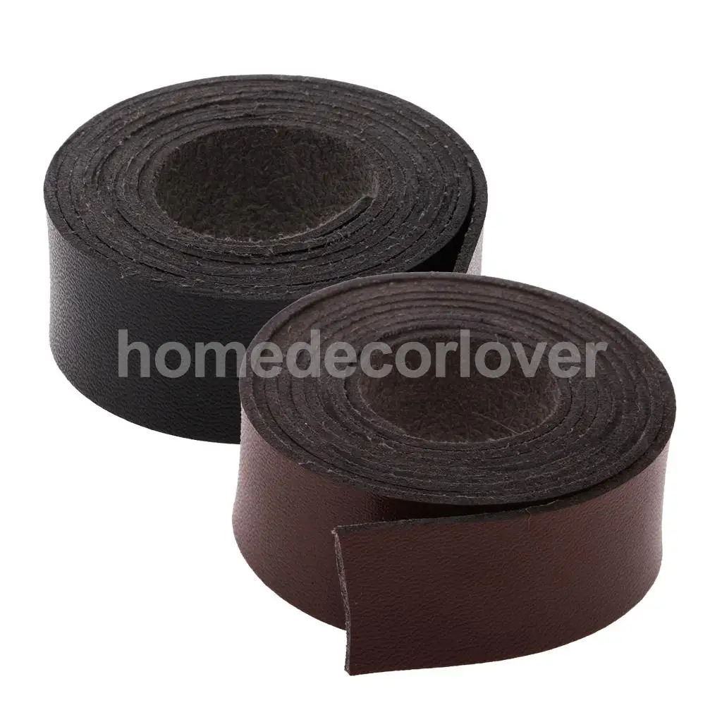 2 Pieces Leather Strap Strips DIY Belt Handle Crafts Embellishments Clothing Decoration 2m each
2 Pieces Leather Strap Strips DIY Belt Handle Crafts Embellishments Clothing Decoration 2m each